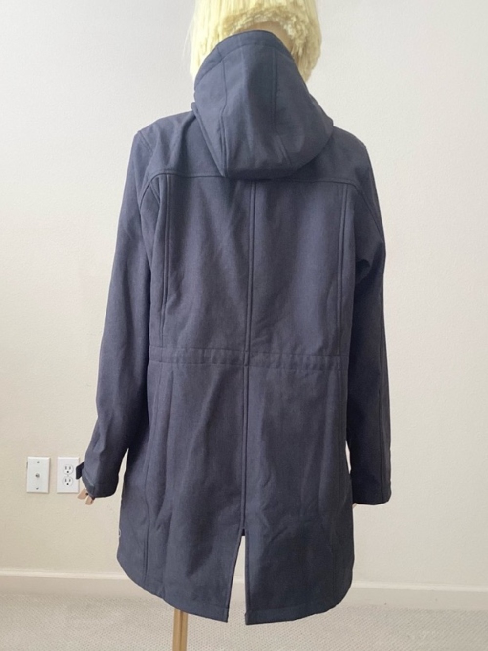 Outdoor Ventures Dark Grey Hooded Utility Coat NWT SZ M - Picture 4 of 7